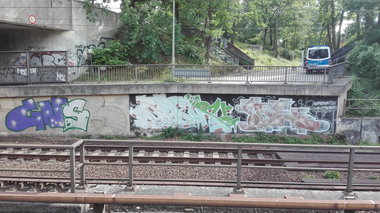 Graffiti Wall in Charlottenburg - Photo by Skirmos - Berlin, Messe, Süd