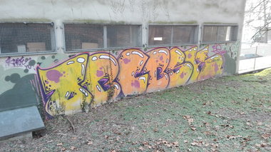 Graffiti Wall - Photo by Skirmos - Mainz