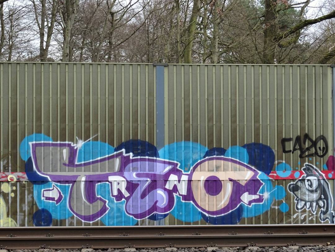 Graffiti Wall - Photo by Skirmos - Treno, Frankfurt