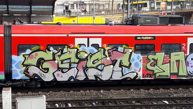 Graffiti Train - Photo by Skirmos - Geist, Mainz, Aktuell (2017)
