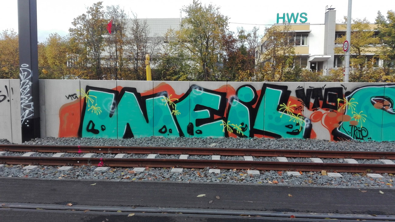 Graffiti Wall - Photo by Skirmos - weil, mainz (2016)