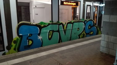 Graffiti Train - Photo by Skirmos - Mainz, 2016 (2016)