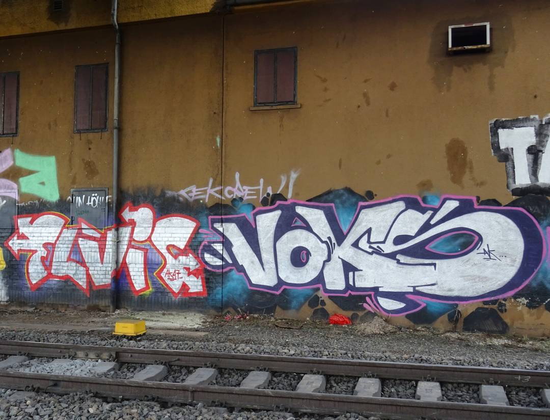 Graffiti Photo by Skirmos - elvis, voks, ak47