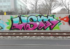 Graffiti Bombing - Photo by Skirmos - usm, mainz (2016)
