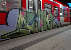 Graffiti Train - Photo by Skirmos - Rime, Mainz (2016)