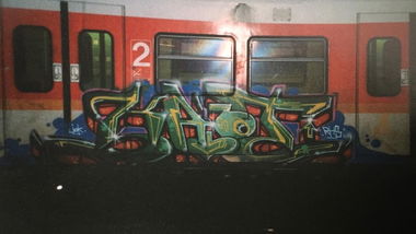 Graffiti Train - Photo by Skirmos (2003)