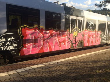 Graffiti Train - Photo by Skirmos (2016)