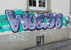 Graffiti Bombing - Photo by Skirmos - Wuest, Uni, Mainz (2016)