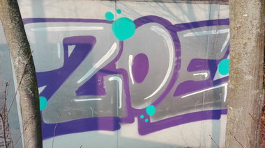 Graffiti Wall - Photo by Skirmos - Zoe, Mainz