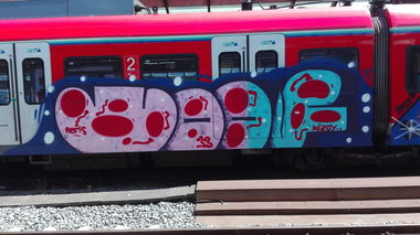Graffiti Train - Photo by Skirmos - Kezdy (2017)