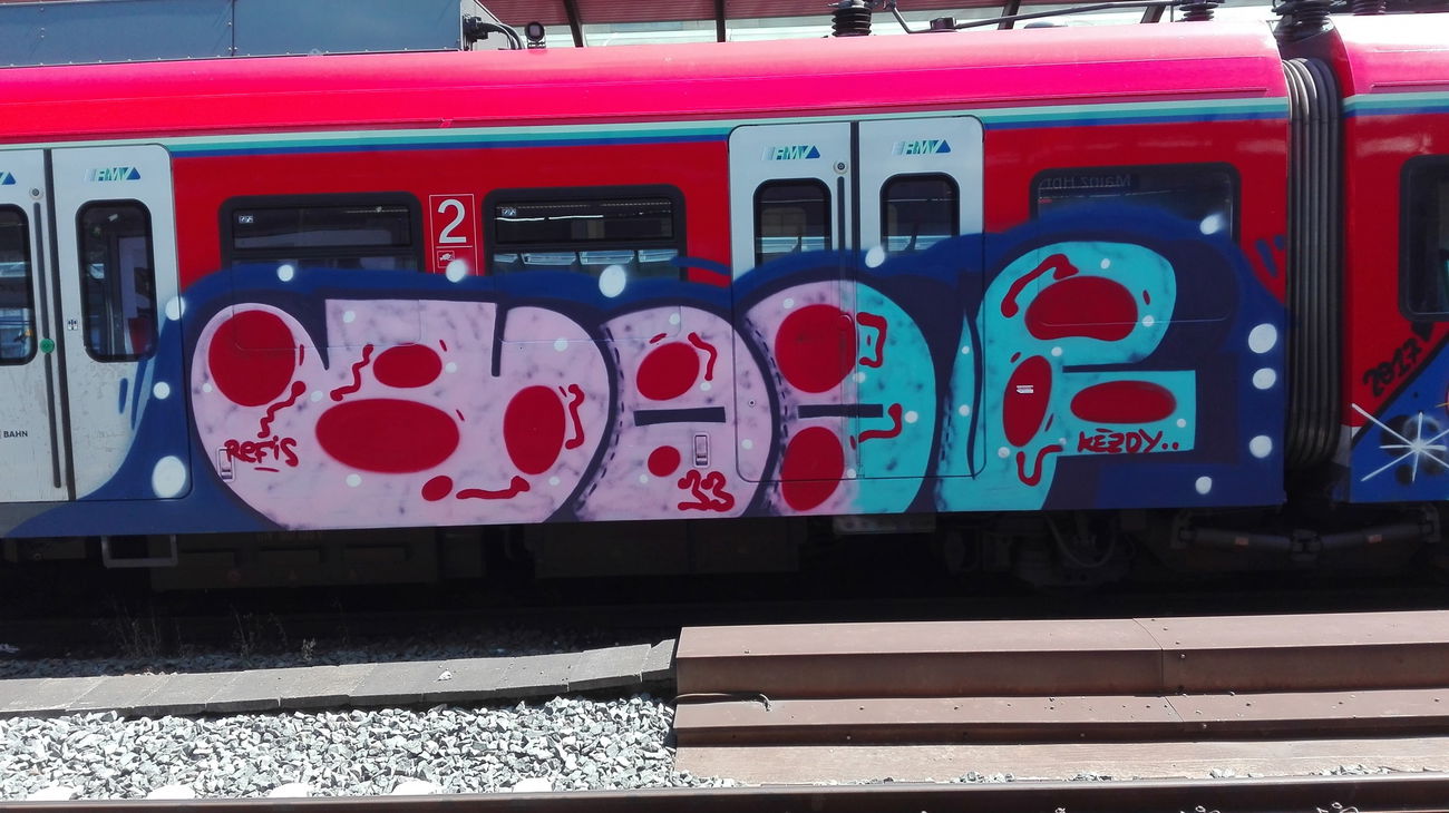 Graffiti Train - Photo by Skirmos - Kezdy (2017)
