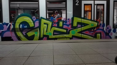 Graffiti Train - Photo by Skirmos - Trains, Mainz (2016)