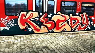 Graffiti Train - Photo by Skirmos - Kezdy, Frankfurt, Aktuell (2017)