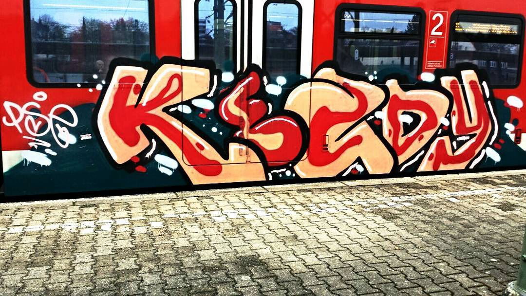 Graffiti Train - Photo by Skirmos - Kezdy, Frankfurt, Aktuell (2017)