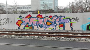 Graffiti Wall in Mainz  - Photo by Skirmos - Mock, Mainz (2016)
