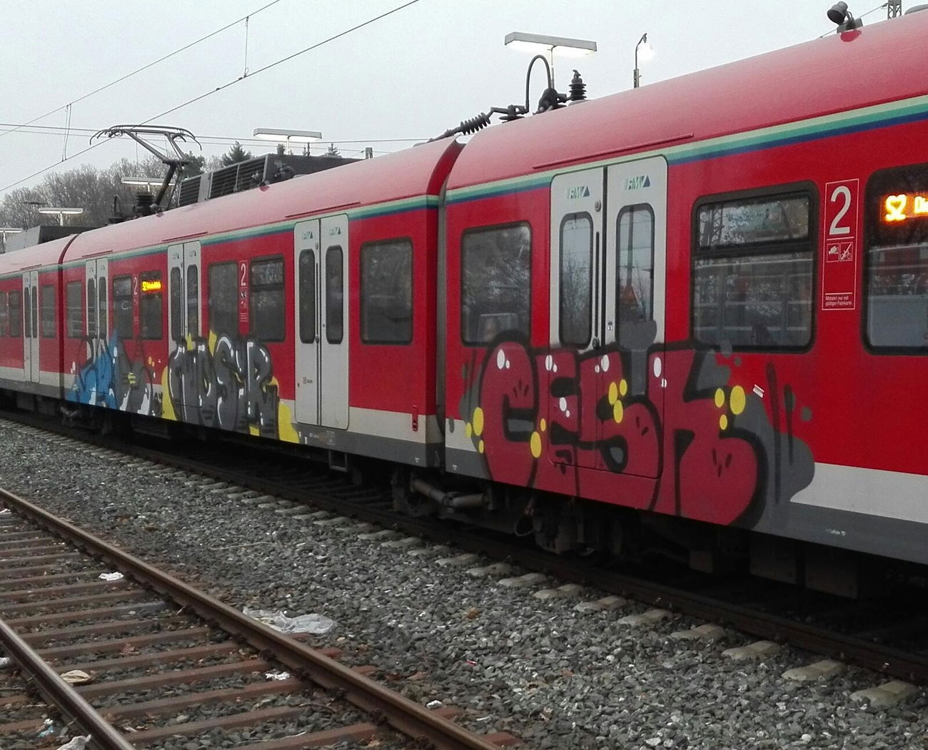 Graffiti Train - Photo by Skirmos (2016)