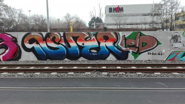 Graffiti Bombing - Photo by Skirmos - Mainz (2016)