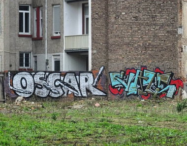 Graffiti Wall - Photo by Skirmos - oscar, vale, frankfurt