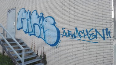 Graffiti Wall - Photo by Skirmos - Rakis, Mainz (2016)