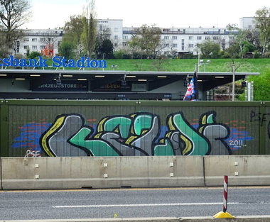 Graffiti Wall - Photo by Skirmos - Kezdy, Frankfurt