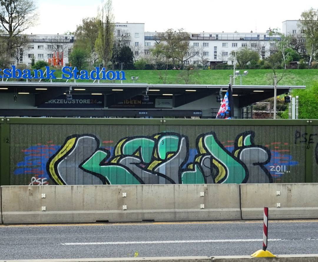 Graffiti Wall - Photo by Skirmos - Kezdy, Frankfurt