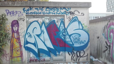 Graffiti Wall - Photo by Skirmos - Rakis, Mainz (2016)