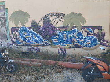 Graffiti Wall in Malia - Photo by Skirmos (2026)