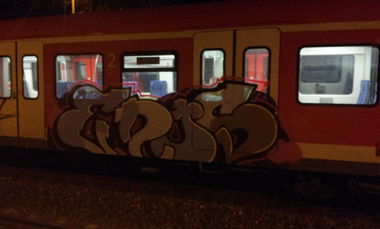 Graffiti Train - Photo by SkitOne69 - Enos, S12, NRW (2013)