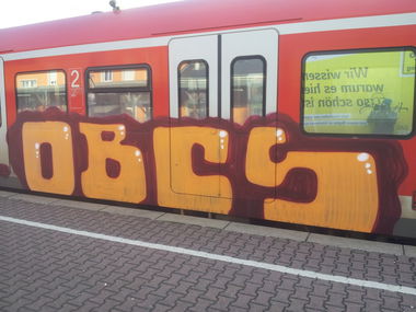 Graffiti Train - Photo by SkitOne69 - obcs, s12, gucktnichtaufdiescheiberechts