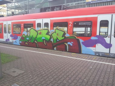 Graffiti Train - Photo by SkitOne69 - ATS, Crew, S12