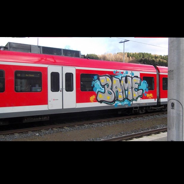 Graffiti Train - Photo by SkitOne69 - Bame, S12, Germany (2014)
