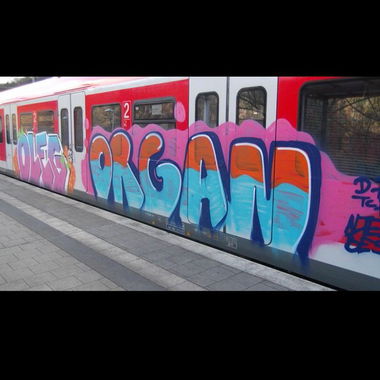 Graffiti Train - Photo by SkitOne69 - Oleg, Organ, S12 (2014)