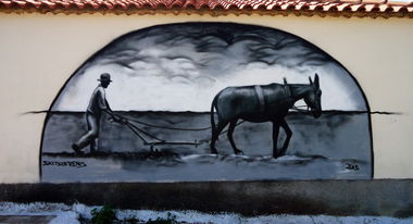 Graffiti Wall in Greece - Photo by Skitsofrenis