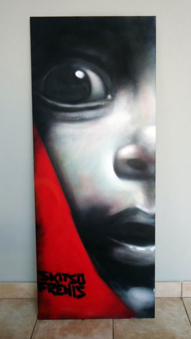 Graffiti Wall in Kalamata - Photo by Skitsofrenis - canvas, wood (2013)