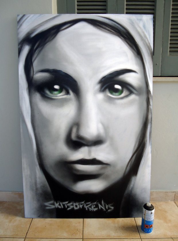 Graffiti Street Art in Kalamata - Photo by Skitsofrenis