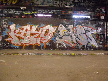 Graffiti Wall - Photo by SkoTerror - London