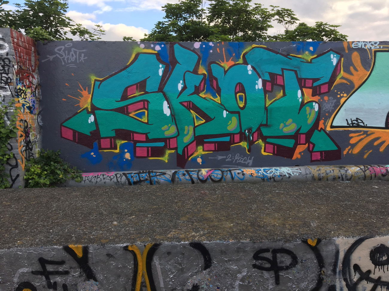 Graffiti Wall - Photo by SkoTerror