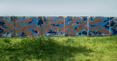 Graffiti Wall in Serbia - Photo by Skoc