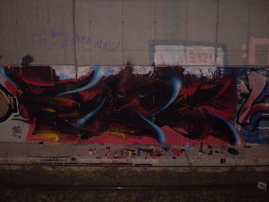 Graffiti Wall in Belgrade - Photo by Skoc