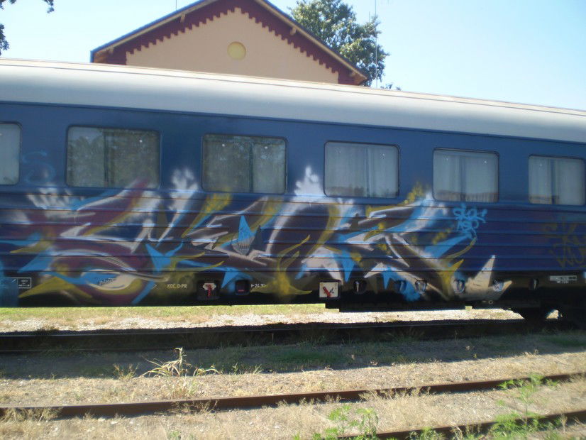Graffiti Train - Photo by Skoc