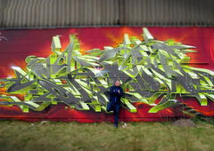 Graffiti Wall in Oldenburg wechloy - Photo by Skore79 - ABS (2016)