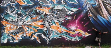 Graffiti Wall - Photo by Skore79