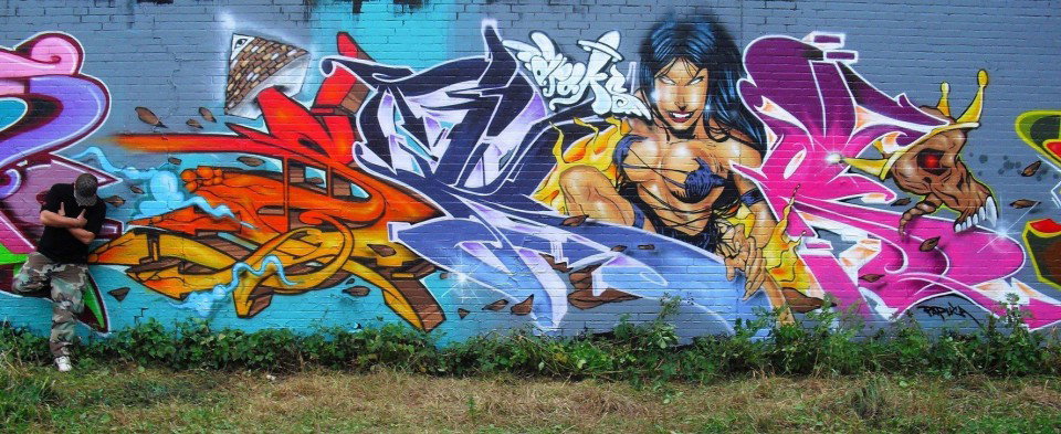 Graffiti Wall - Photo by Skore79