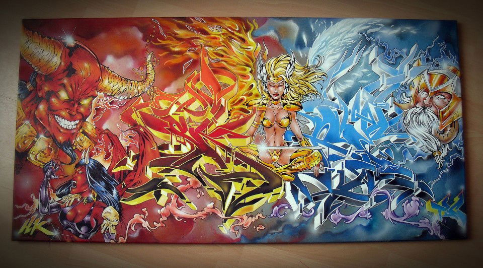 Graffiti Artwork - Photo by Skore79