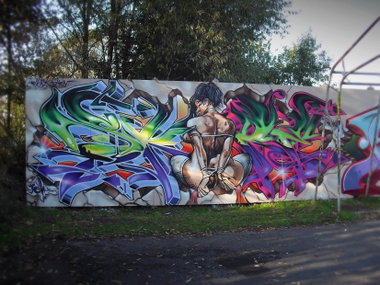 Graffiti Wall - Photo by Skore79
