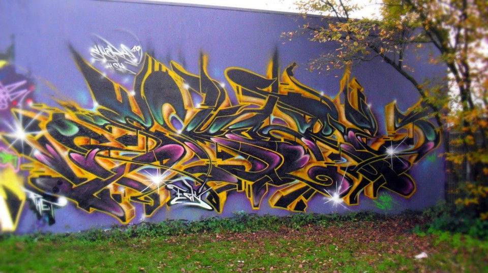 Graffiti Wall in Oldenburg - Photo by Skore79