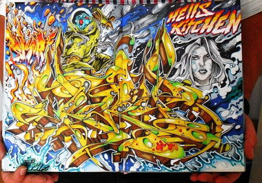 Graffiti Sketch - Photo by Skore79