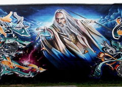 Graffiti Wall in Berlin - Photo by Skore79 - Kabum, KC, Skore79 (2012)