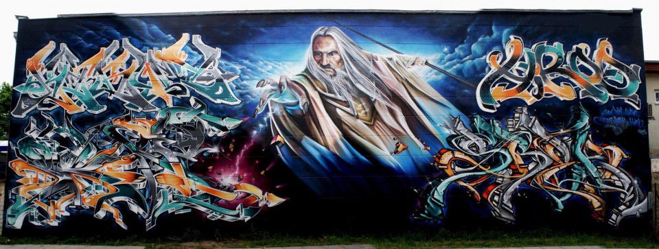 Graffiti Wall in Berlin - Photo by Skore79 - Kabum, KC, Skore79 (2012)