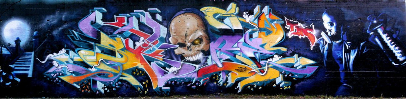 Graffiti Wall in Wilhelmshaven - Photo by Skore79 - TDC, HK (2013)